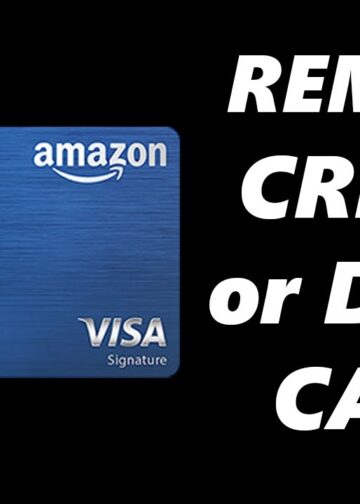 How to Remove a Credit Card From Amazon